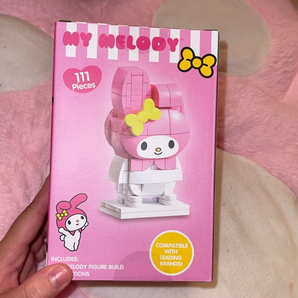 New my melody block figure lego